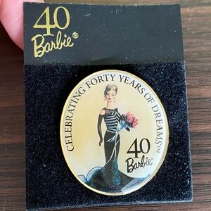 Barbie 40th Anniversary Pin Collectable